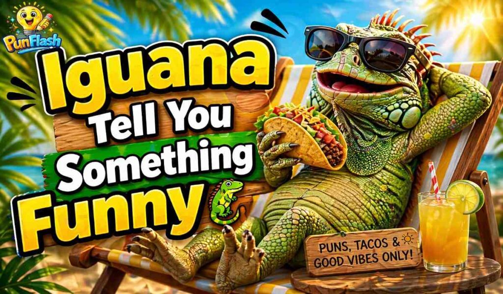 Clever Lizard Puns – Funny Iguana Jokes & Humor (2026)