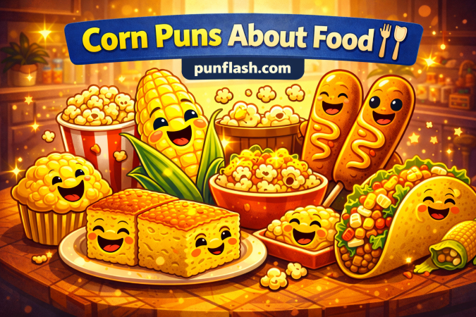 Corny food friends come to life