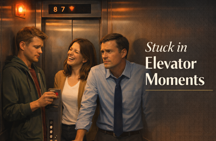 Elevator mishap moments captured -inside