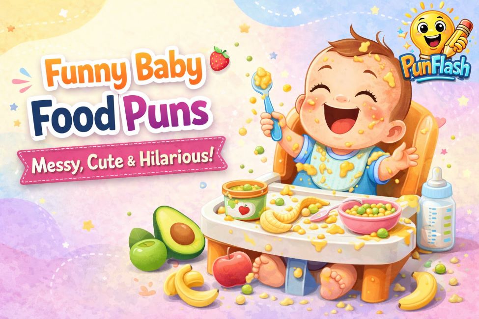 Funny Baby Food Puns