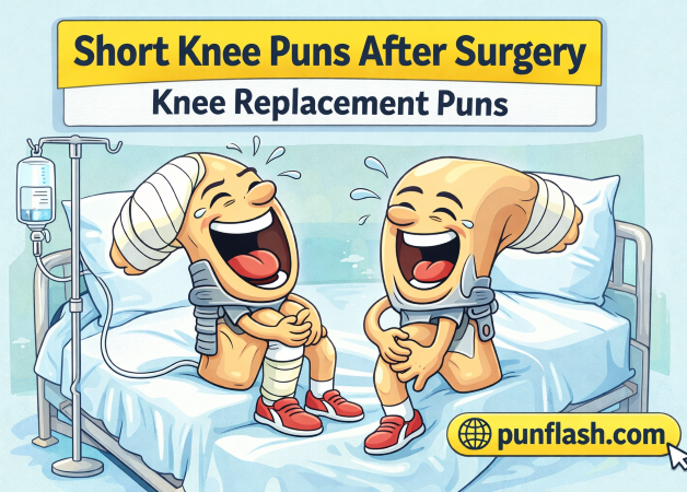 Knee replacement humor in- recovery