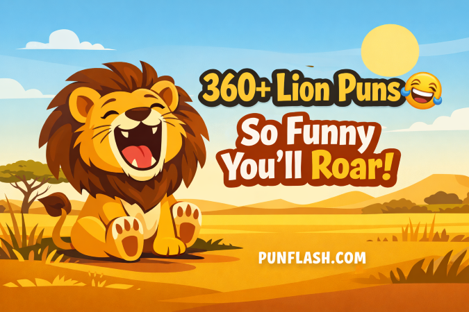 Laughing lion on the savanna