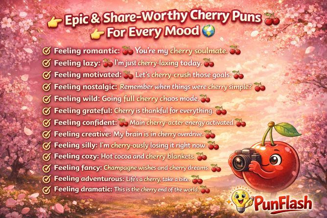 Share Worthy Cherry-Puns