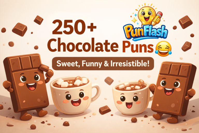 Sweet chocolate puns galore!