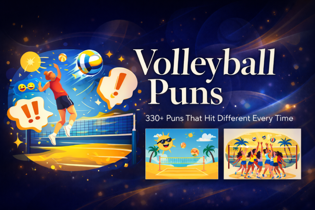 Volleyball puns hit-different