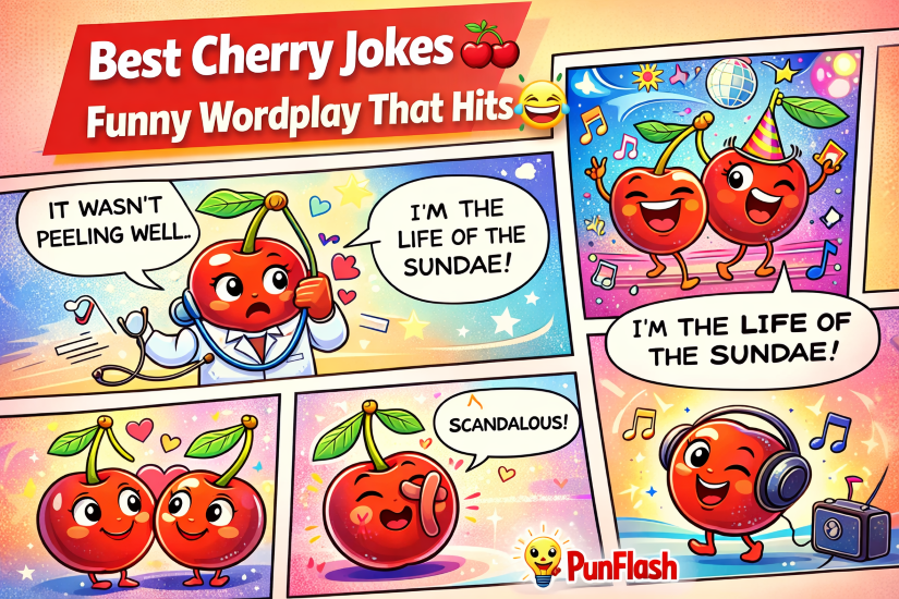 best cherry jokes comic style illustration funny cherries with 