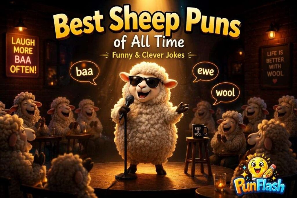 best sheep puns funny sheep jokes comedy sheep stage humor lamb jokes image
