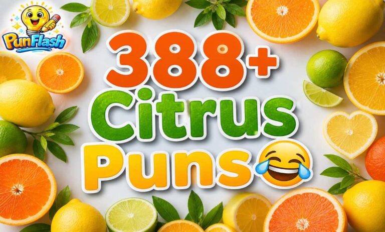 388+ funny citrus puns including lemon, orange, and lime jokes for Instagram captions and humor content