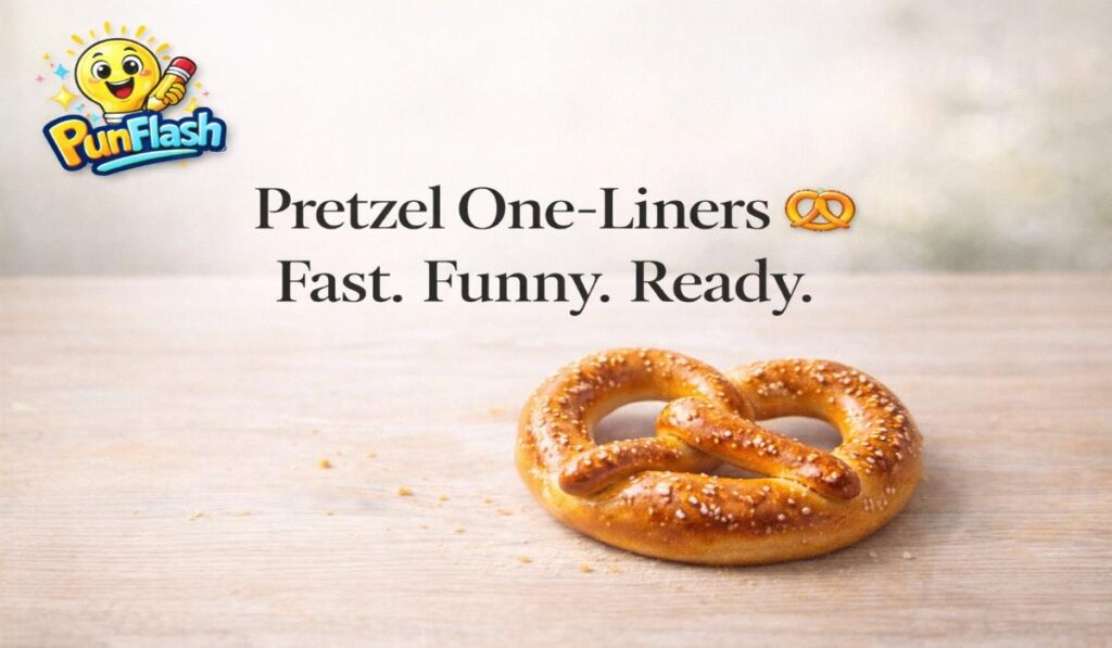 funny pretzel one liner snack first quote image