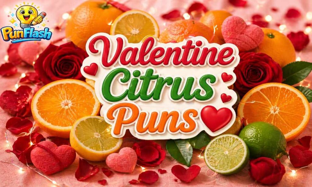 valentine citrus puns image love theme