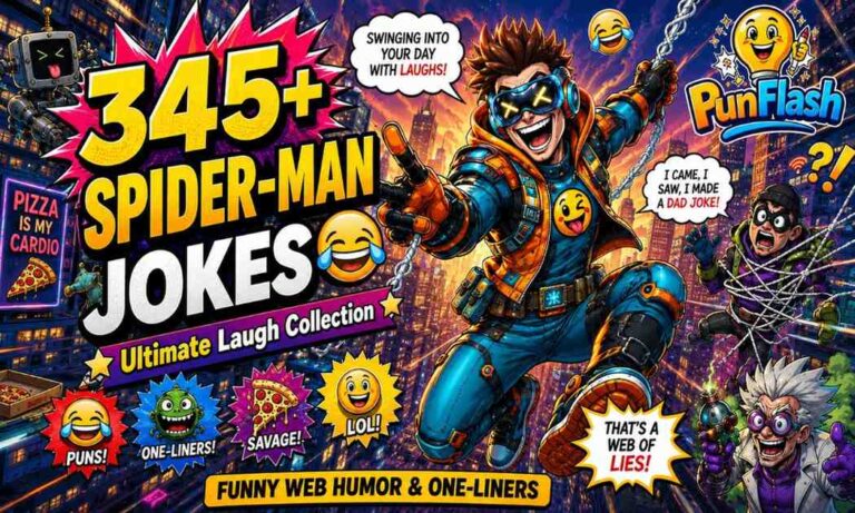 Funny Spider-Man Jokes comic-style