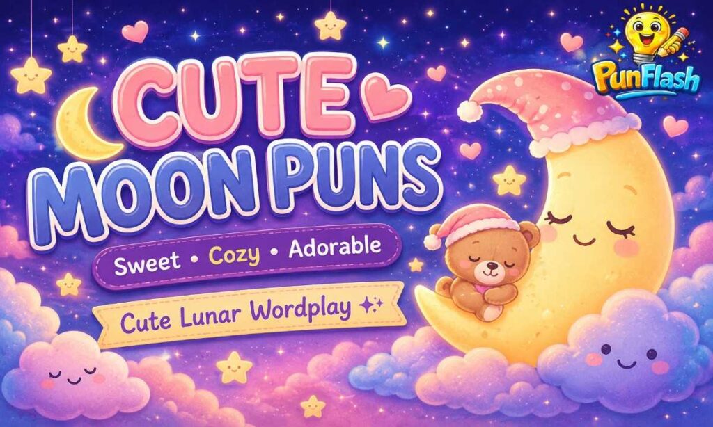 cute moon puns adorable lunar wordplay and wholesome moon