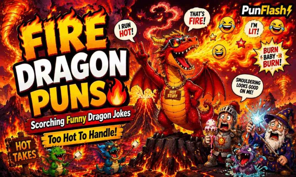 Fire Dragon Puns and Funny Dragon Jokes