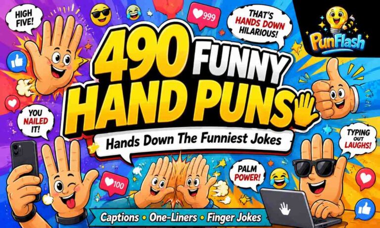 funny hand puns and finger jokes