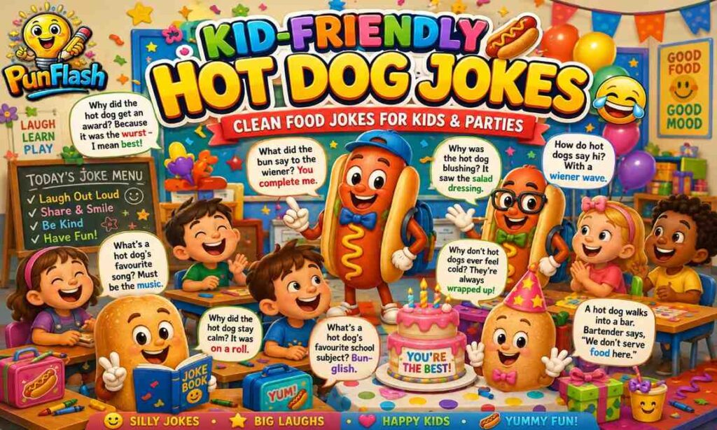 kid friendly hot dog jokes