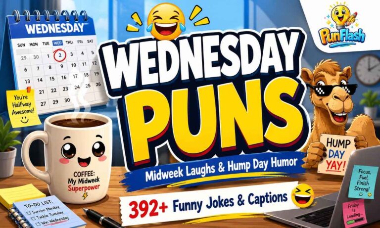 funny Wednesday puns midweek jokes