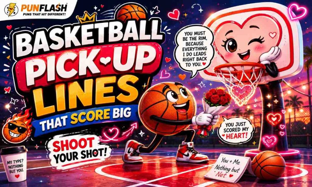 Funny basketball pick-up lines