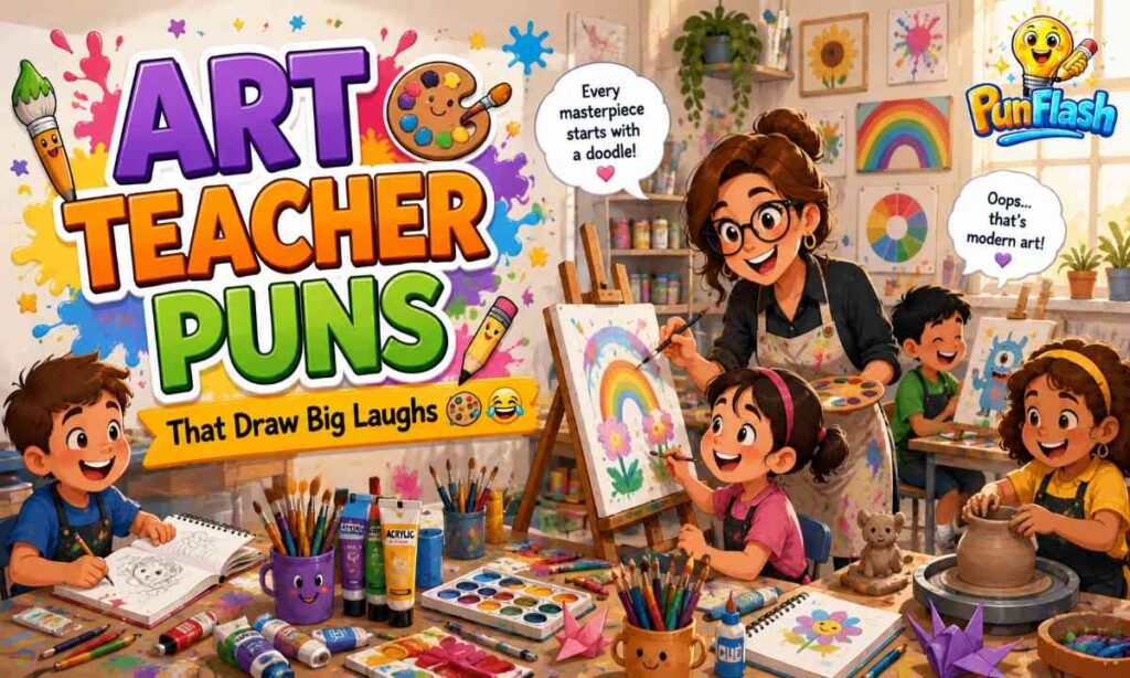 Art teacher puns 