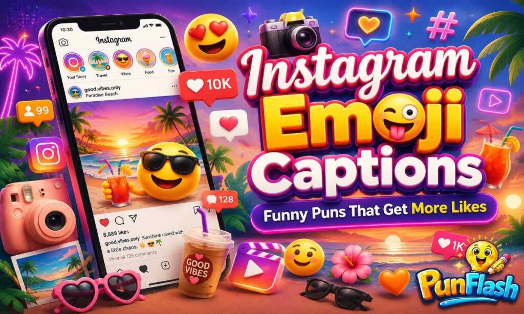 Best emoji puns with funny cartoon emojis and food jokes